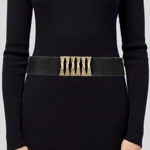 Streets Ahead XXX Gold Genuine Leather Belt